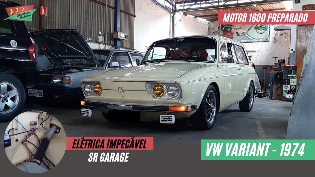 VW VARIANT 1974 - ELÉTRICA IMPECÁVEL- Carros que marcaram época | Série Alemães