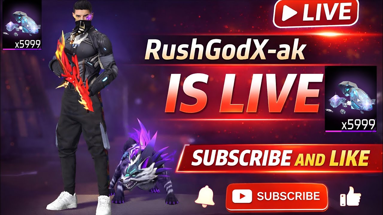 Live streaming of RushGodX