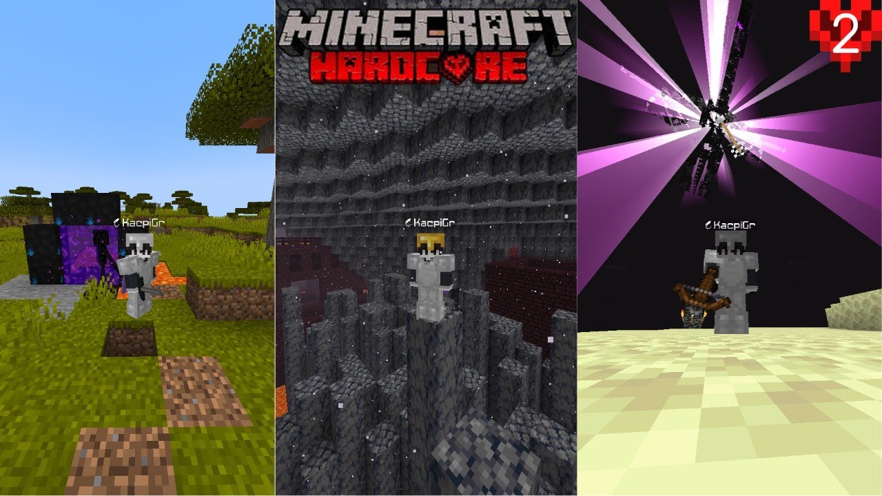 Jak Przeszedłem Minecrafta w Żelaznym Secie  MINECRAFT HARDCORE #2
