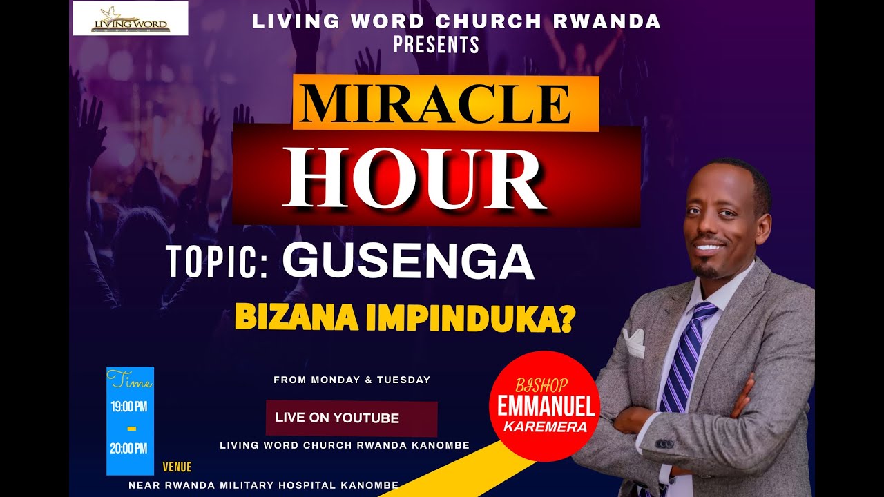 #IGIHE KIBISIKANYA ABARETWA N'IBIKOMANGOMA//WEDNESDAY  SERVICE ||17TH JULY  2024 || PASTOR KAREMERA