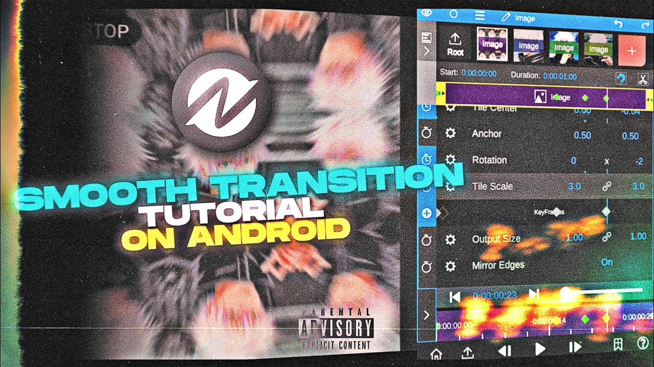 Smooth transition + smooth shake + fake zoom | Node video tutorial