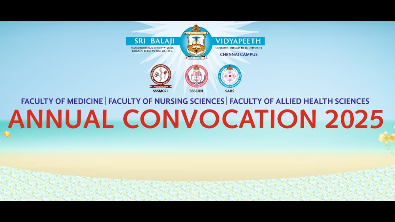 SBVU LIVE - ANNUAL CONVOCATION 2025 | CHENNAI CAMPUS