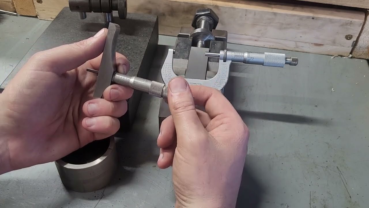 Use and Reading of a Depth Micrometer