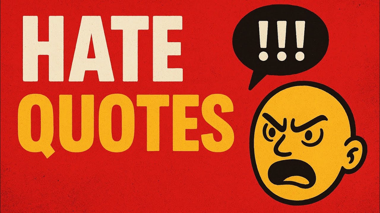 Hate quotes that'll inspire you to stay away from hatred