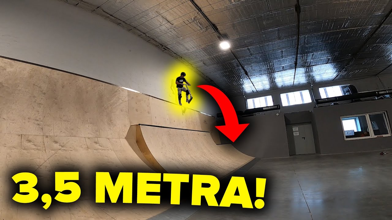 3,5 METROWY DROP NA HULAJNODZE💀 Prywatna sesja na skateparku