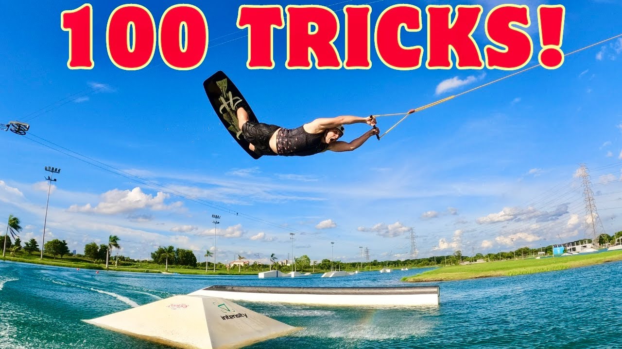 100 Wakeboarding Tricks In A Row!