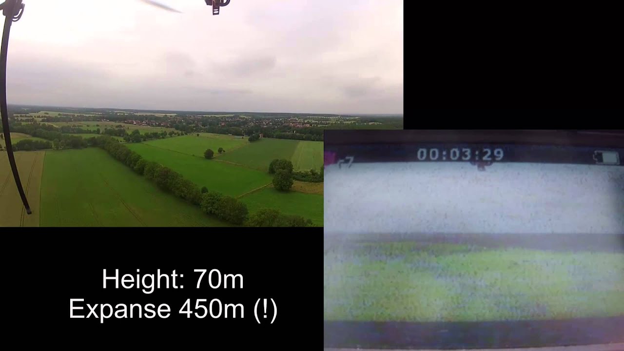 Systematic FPV Test | 25 mW (Germany) | circular vs. linear polarized antennas