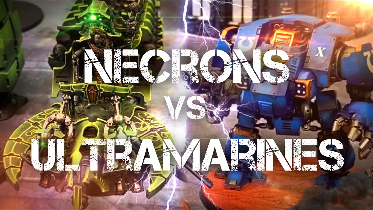 NEW! NECRONS VS ULTRAMARINES 2000 points Warhammer 40k 9th Edition Battle Report