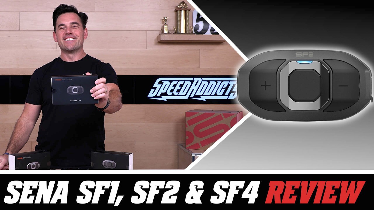 Sena SF1, SF2 & SF4 Bluetooth Headset - Review at SpeedAddicts.com
