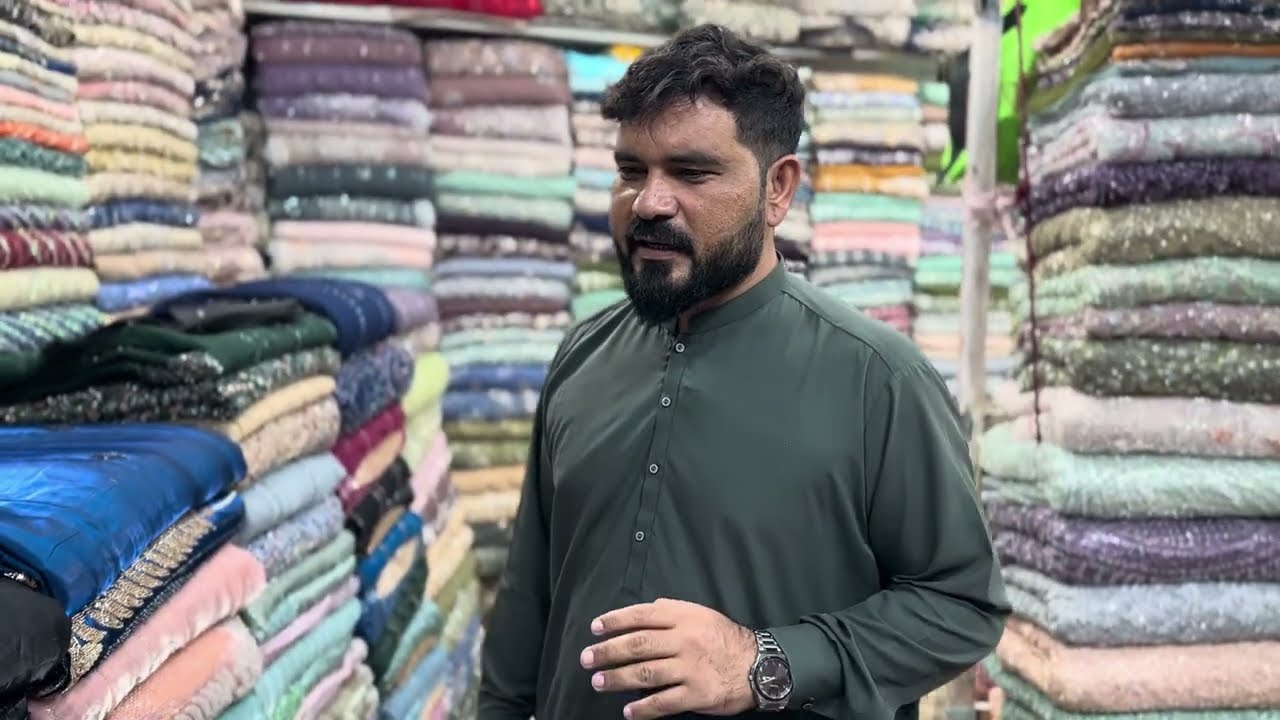 New Vlog Saeed cloth house !||bridal Dresses fabric collection ||👚👗