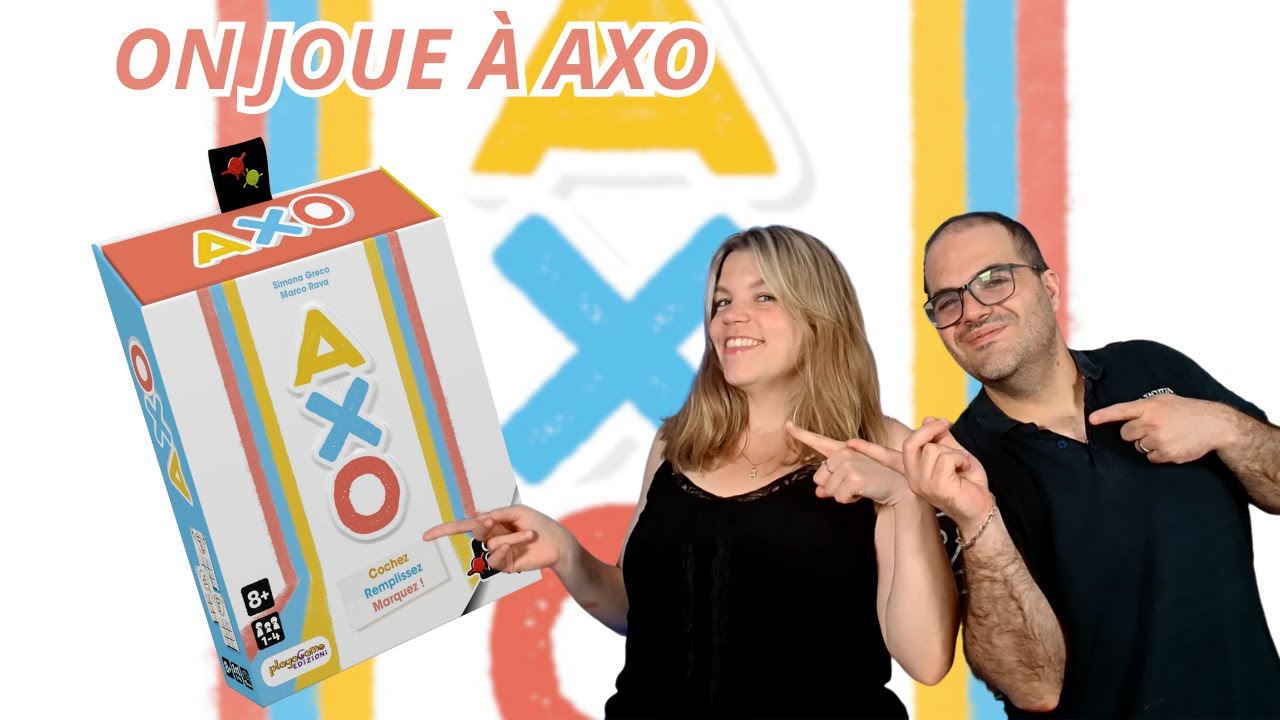 { Règles Et Partie } ON JOUE À AXO | Jeu De Société | Gigamic