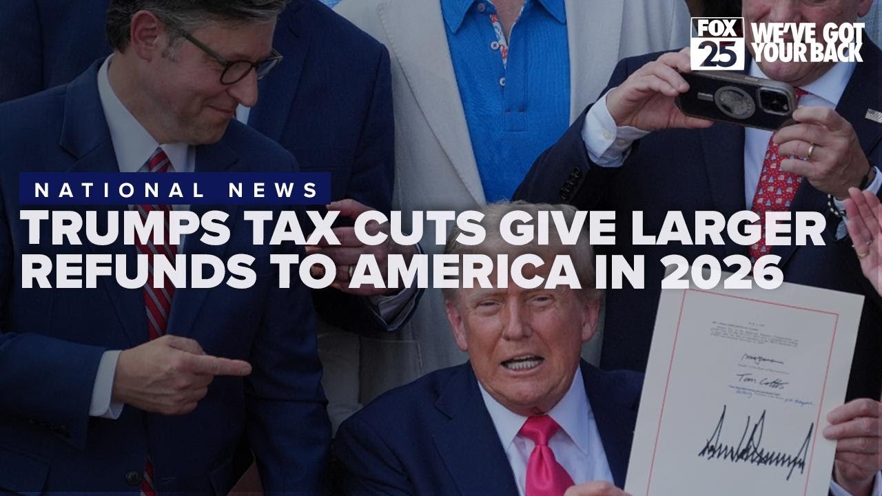 President Trump's tax cuts deliver larger refunds for Americans this year