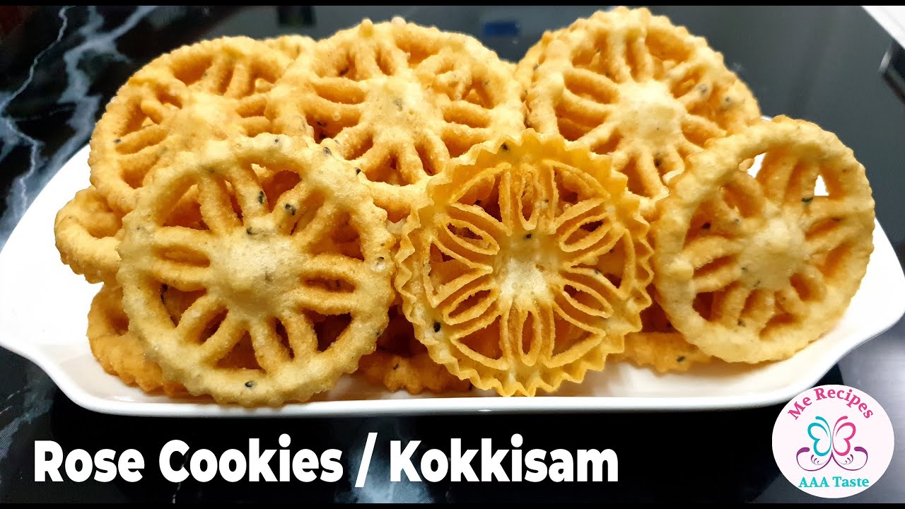 Rose Cookies | Kokkisan | Christmas Kuswar Recipe| Mangalore Special Achu Muruku