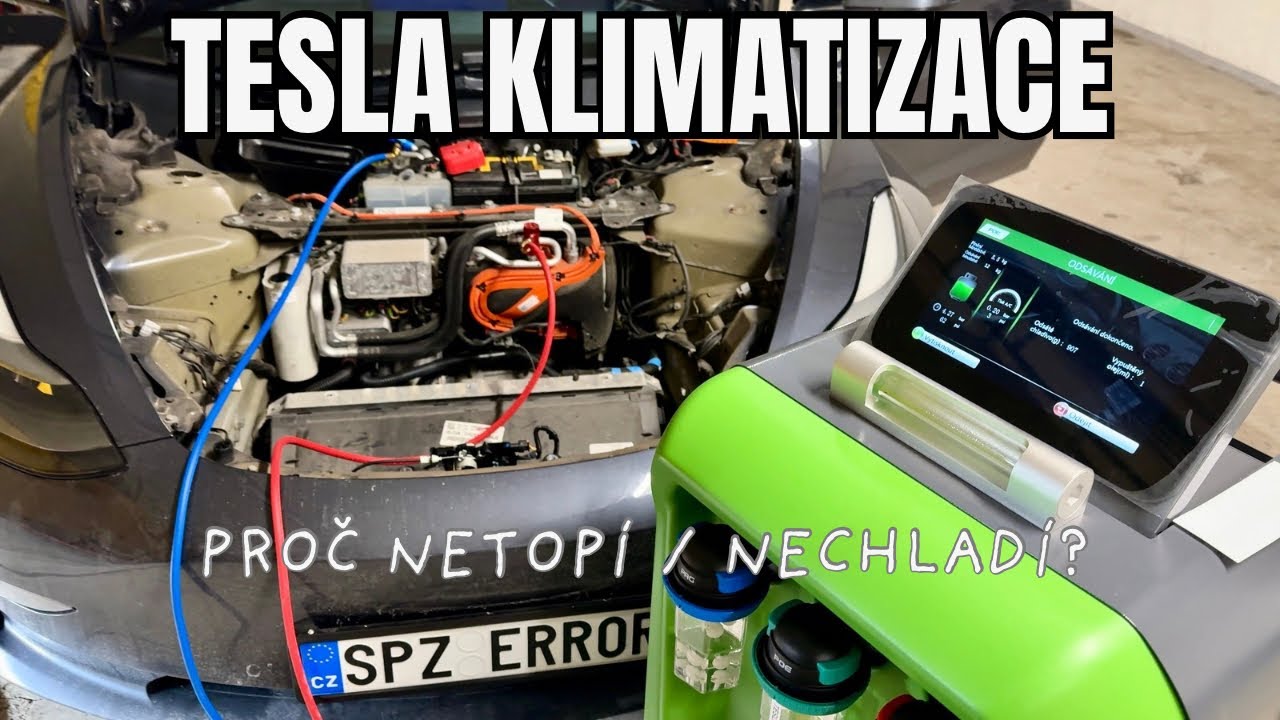 TESLA 3 a Y KLIMATIZACE info  - jak často plnit R1234yf ? Proč netopí / nechladí ?