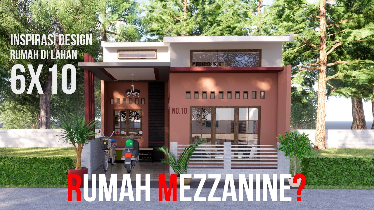IDE DESIGN RUMAH MEZZANINE DI LAHAN 6x10