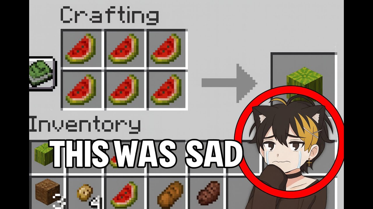 Femboy loses his sanity playing Minecraft