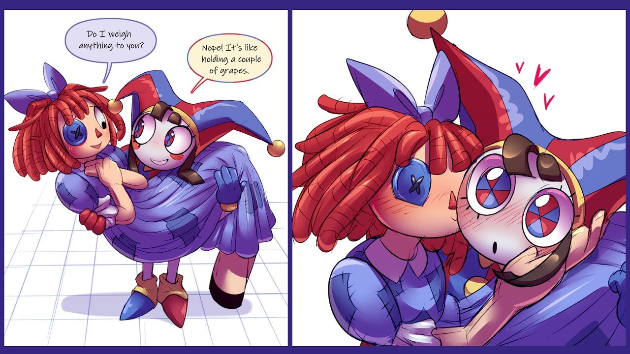 Pomni is Ragatha's CUTE STRONG GF!! (The Amazing Digital Circus Comic Dub)