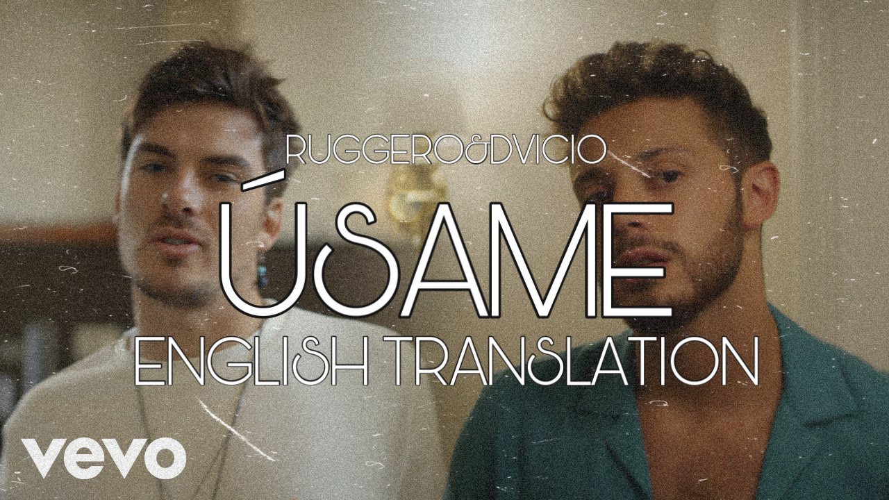 RUGGERO | &Uacute;same | English lyrics | letra ingl&eacute;s