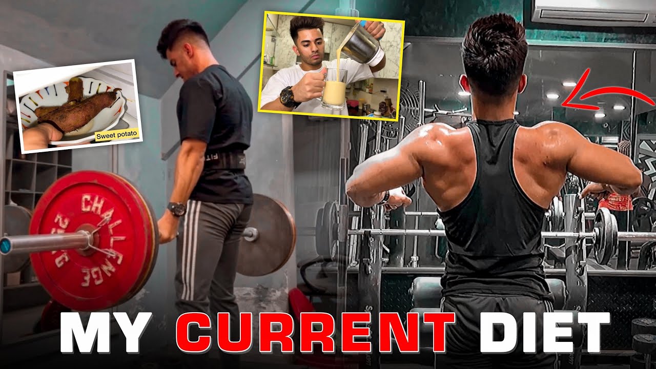 Gaining Diet for Beginners🔥 & Back Workout | Dead lift🥵|