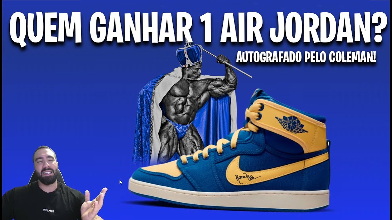 RONNIE COLEMAN CONFIRMADO NO BRASIL + Sorteio Air Jordan Autografado