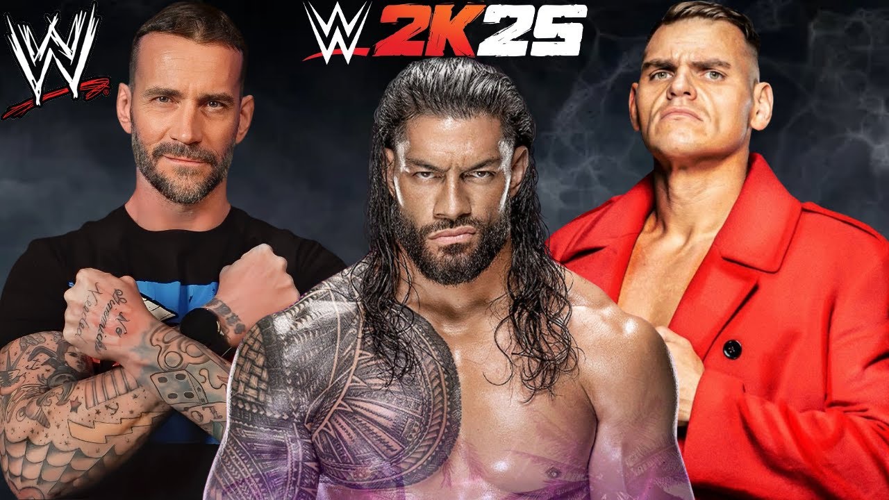 Roman Reigns vs Gunther | WWE Triple Threat Match | WWE 2K25 #viral  #gaming #trending