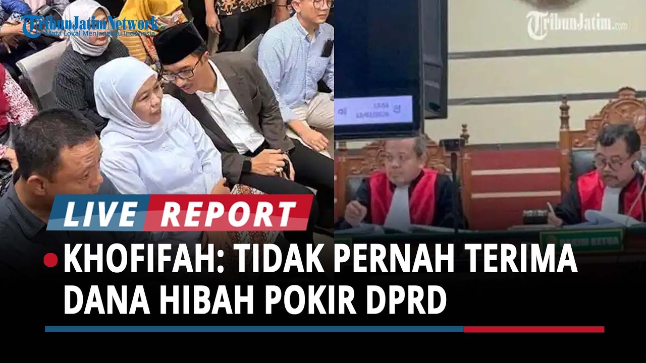 Gubernur Jatim Khofifah Tegaskan Tidak Pernah Terima Aliran Dana Hibah Pokir DPRD