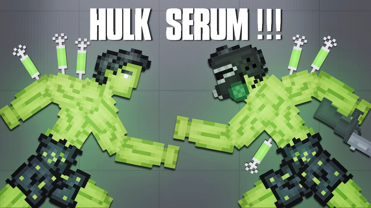 New Mod Update !!! Hulk Serum Syringe [The Hulk Mod]