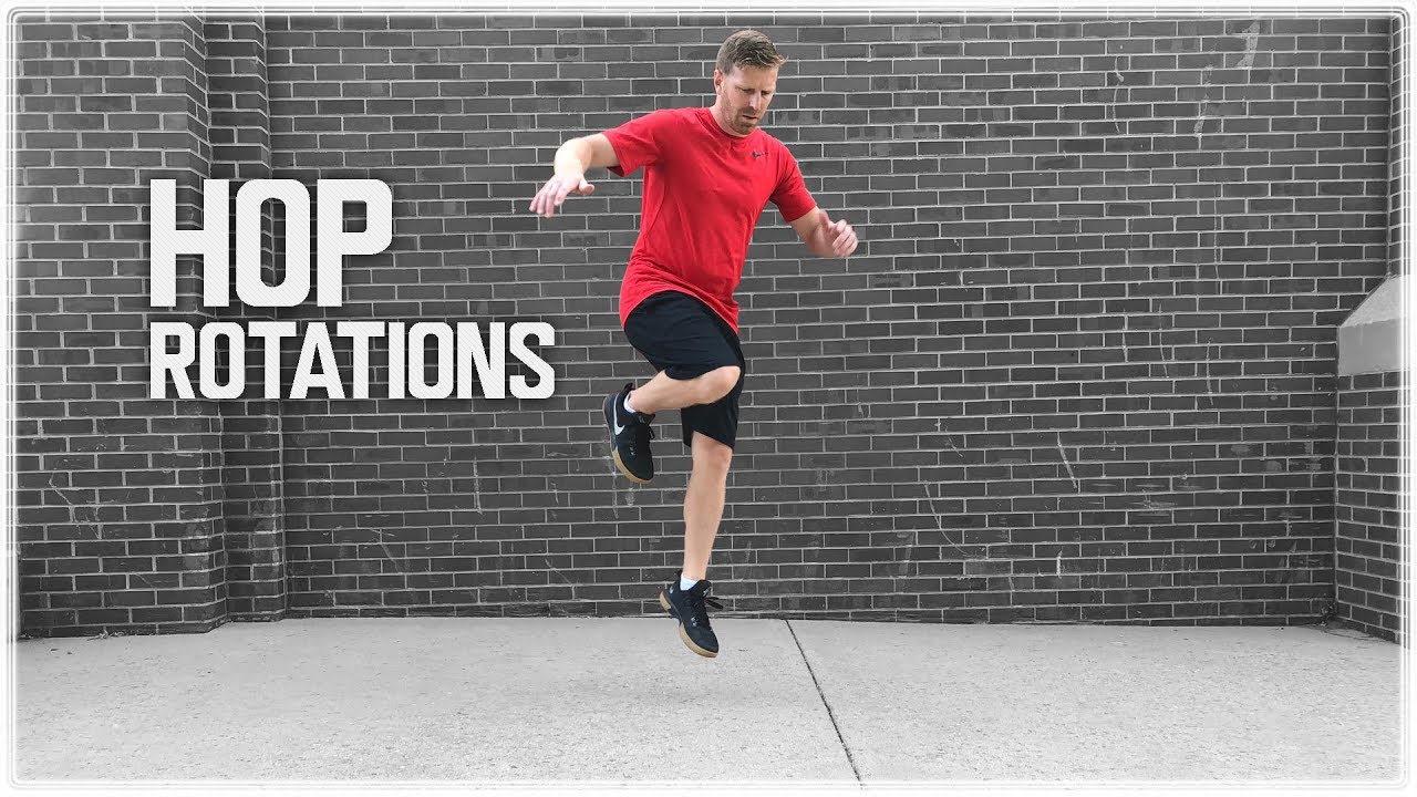 Hop Rotations | Single Leg Hop & Stick with 90 Degree Turn