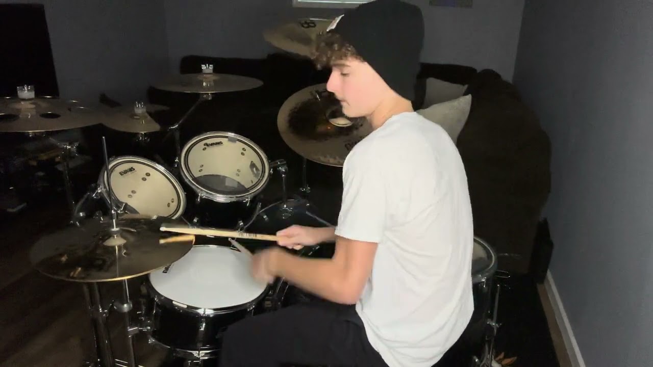 13 yo Classic Heavy Metal drumming. No triggers, and no cheating.