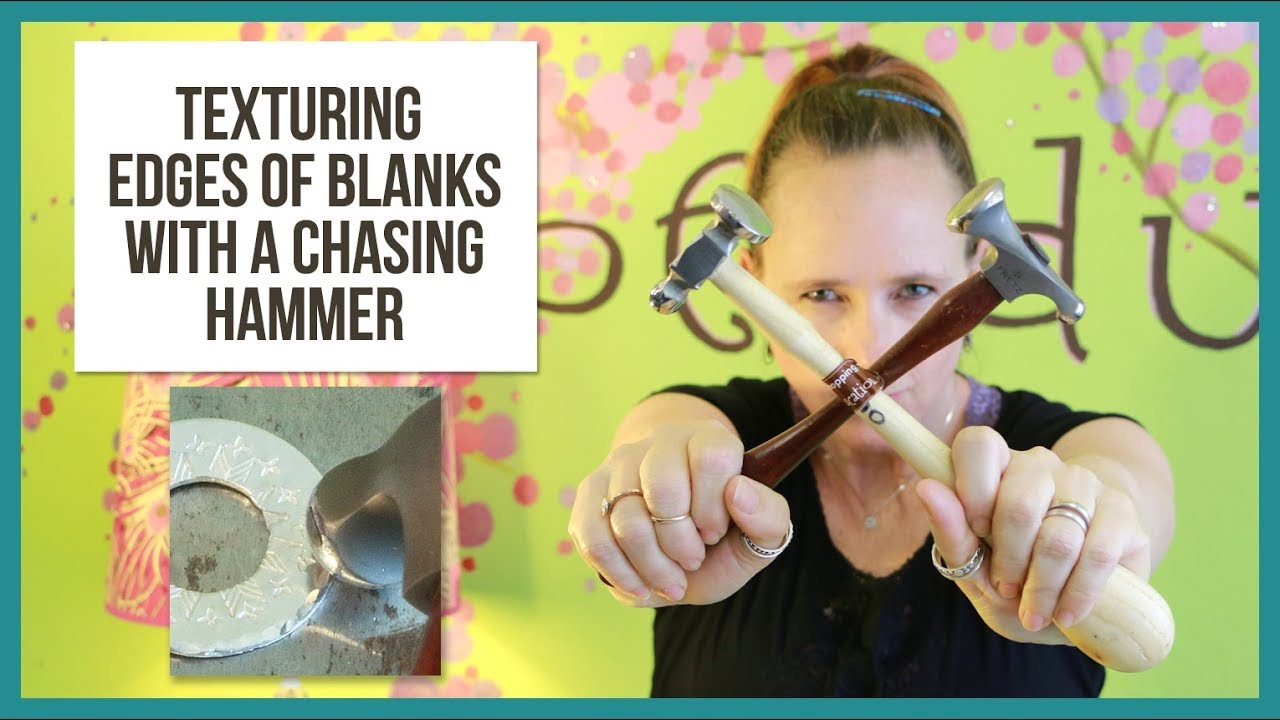 Texturing Metal with a Chasing Hammer - From Beaducation Live Episode 14