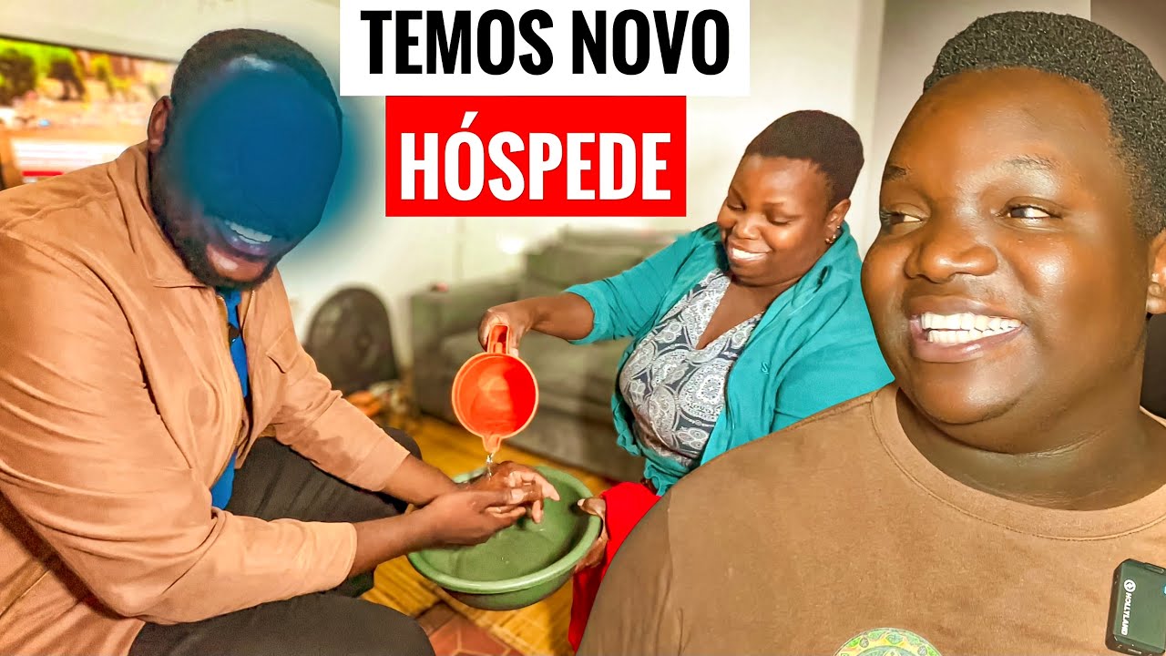 RECEBEMOS UM H&Oacute;SPEDE QUE SAIU DO OUTRO PA&Iacute;S PARA CONHECER MINHA FAM&Iacute;LIA 🇲🇿🇦🇴🇧🇷