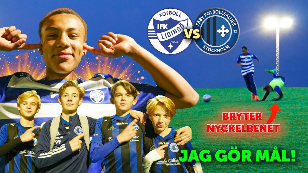 DEN SNABBASTE SPELAREN VI HAR MÖTT!! *CALLE BRYTER NYCKELBENET* | IFK Lidingö-Täby FK (P09)