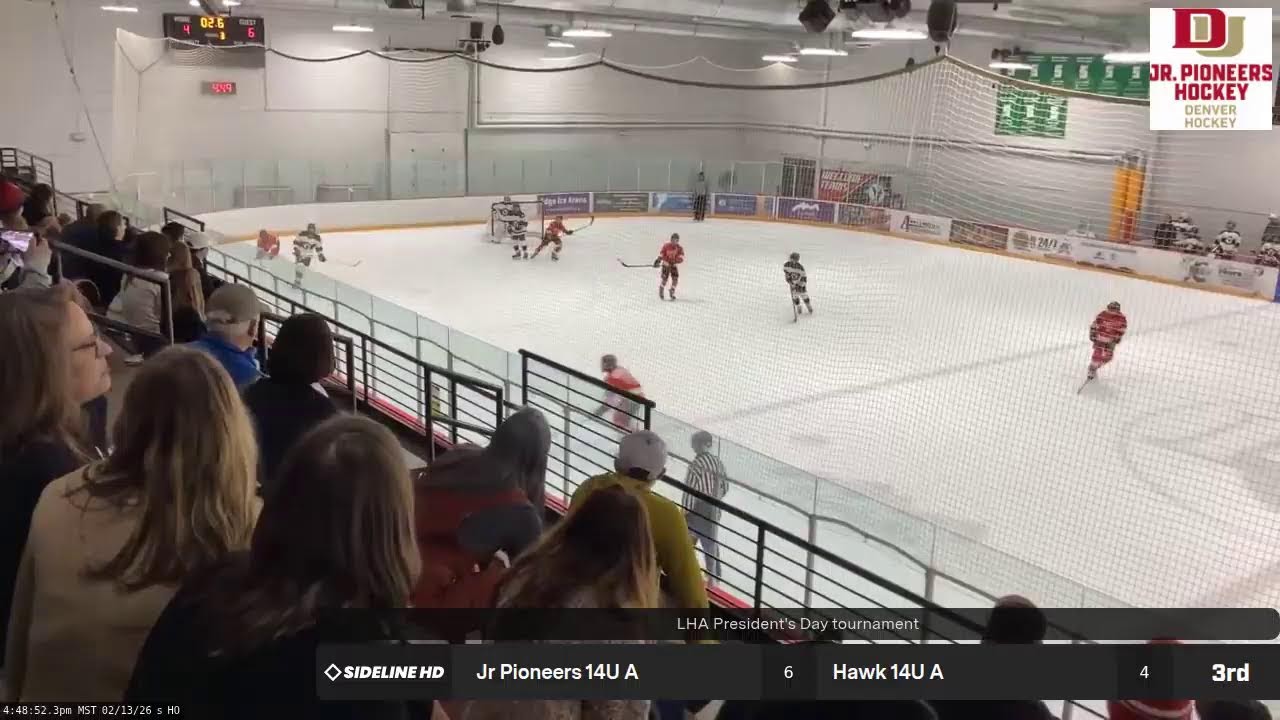 Jr Pioneers 14U A @ Hawk 14U A (2026.02.13)