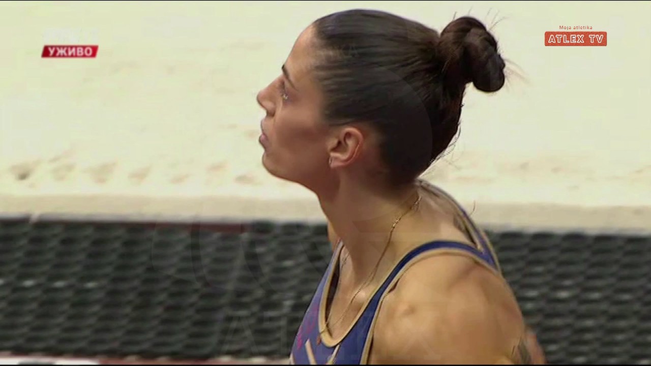 Ivana Spanovic all jumps on Europe indoor championships in Belgrade 2017 (Serbian commentators)