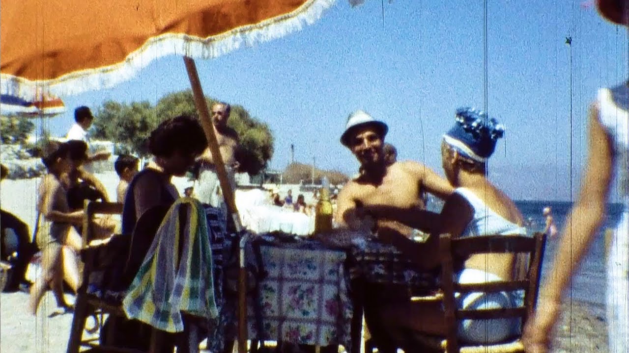 Κως 1966 - Στην παραλία