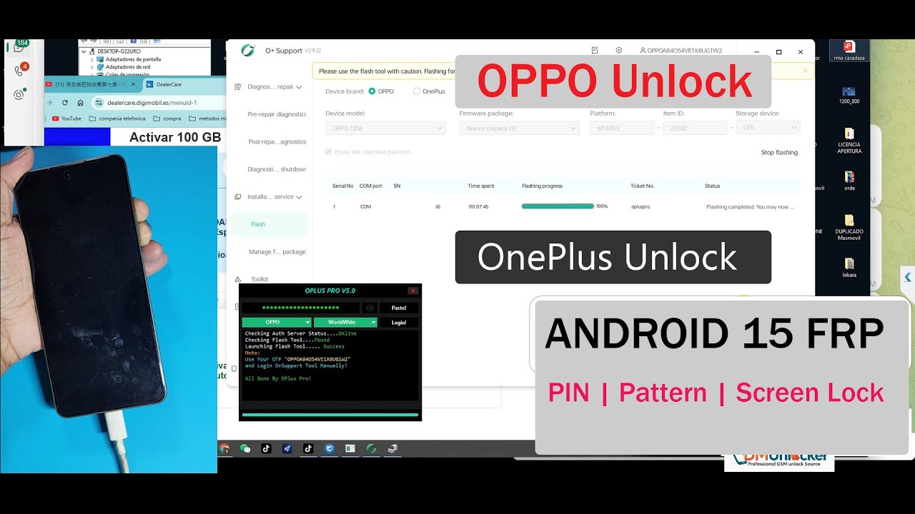 Oppo FRP Tool | All Oppo FRP Google Account Bypass Android 15 | Oplus Pro Auth OTP Buy DM Unlocker