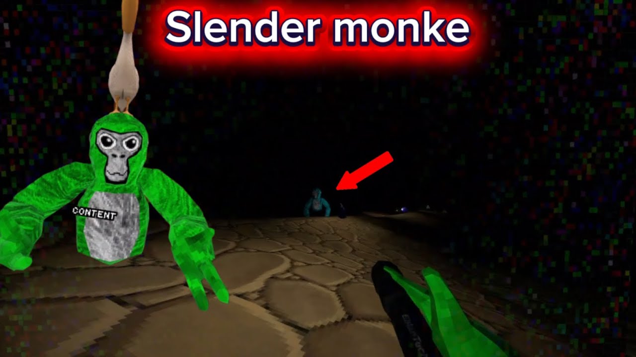 Slender monke￼ is in gorilla tag ￼