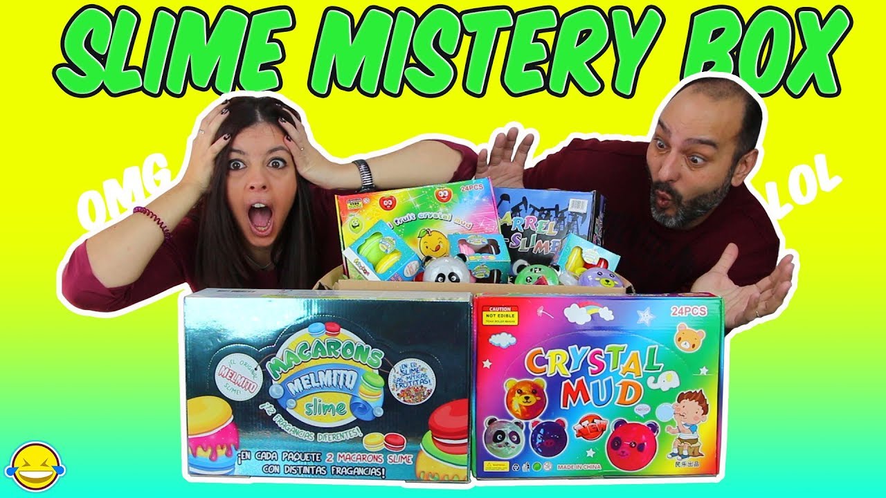 SLIME MISTERY BOX!! Compramos una caja llena de slimes diferentes!! Momentos Divertidos