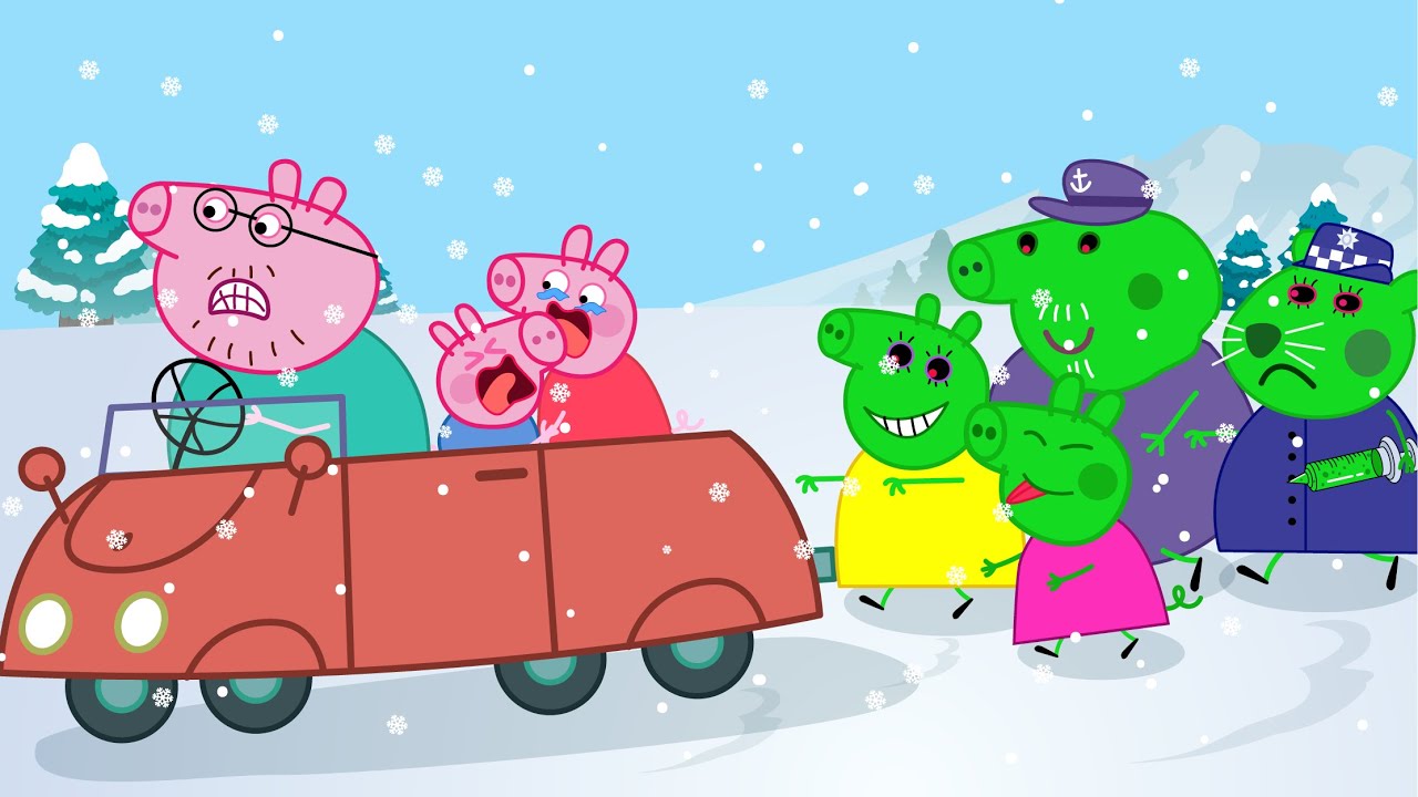 Peppa Pig vs Zombies, Run Now Daddy! They Are Zombies!!🧟‍♀️| Peppa Pig Funny Animation