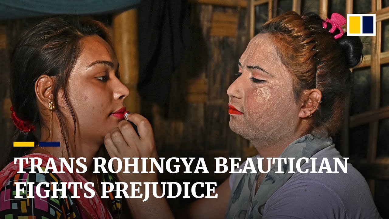 Transgender Rohingya refugee fights prejudice with beauty