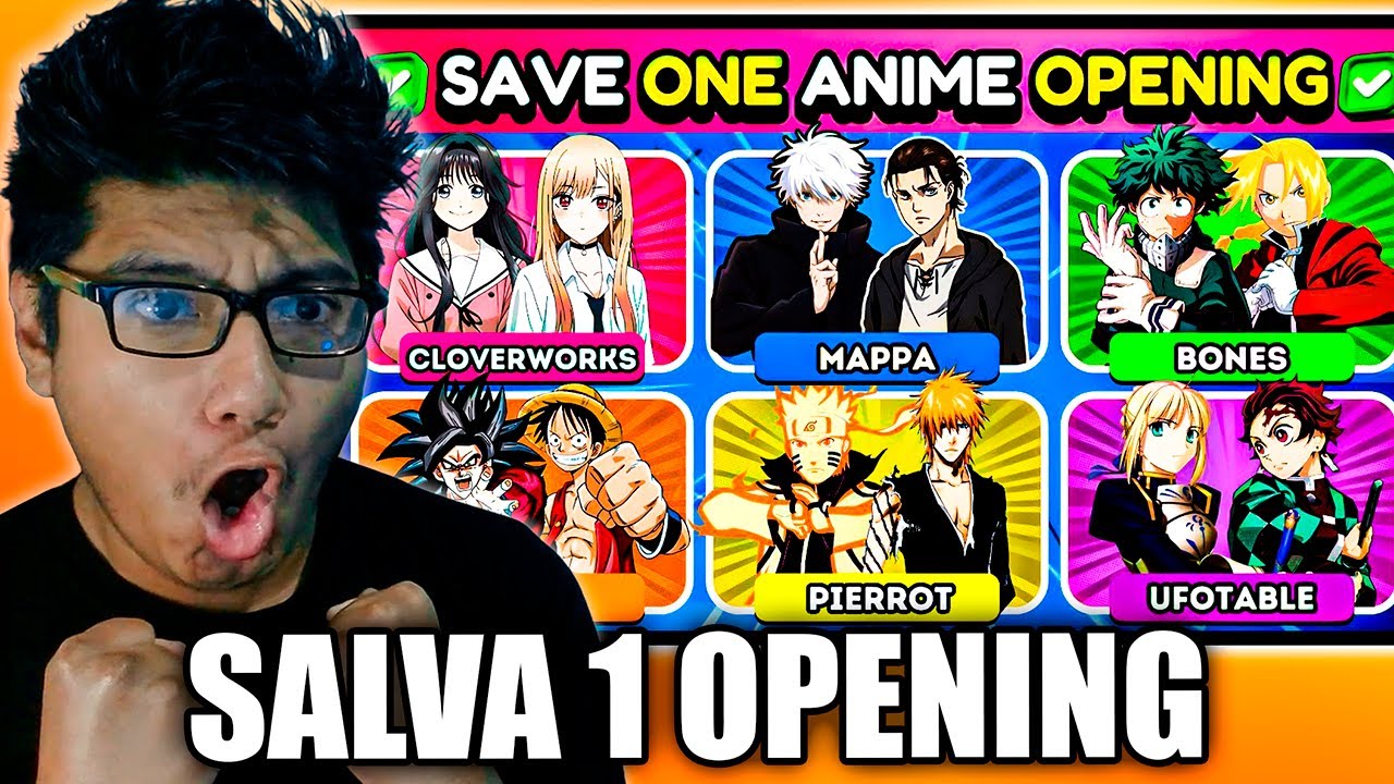 DESPERTE BASADO... 🗿 | SALVA 1 OPENING DE CADA ESTUDIO DE ANIME 🔥