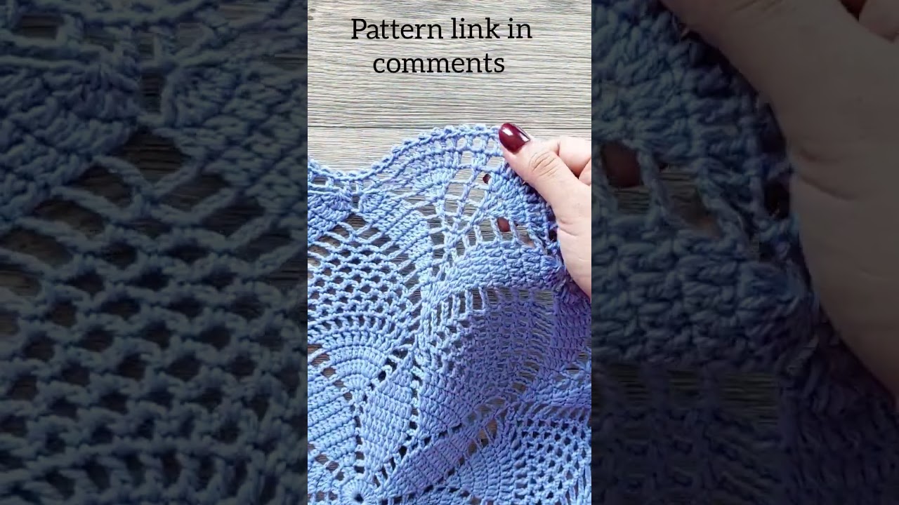 Crochet Pattern #crochetdoily #shorts