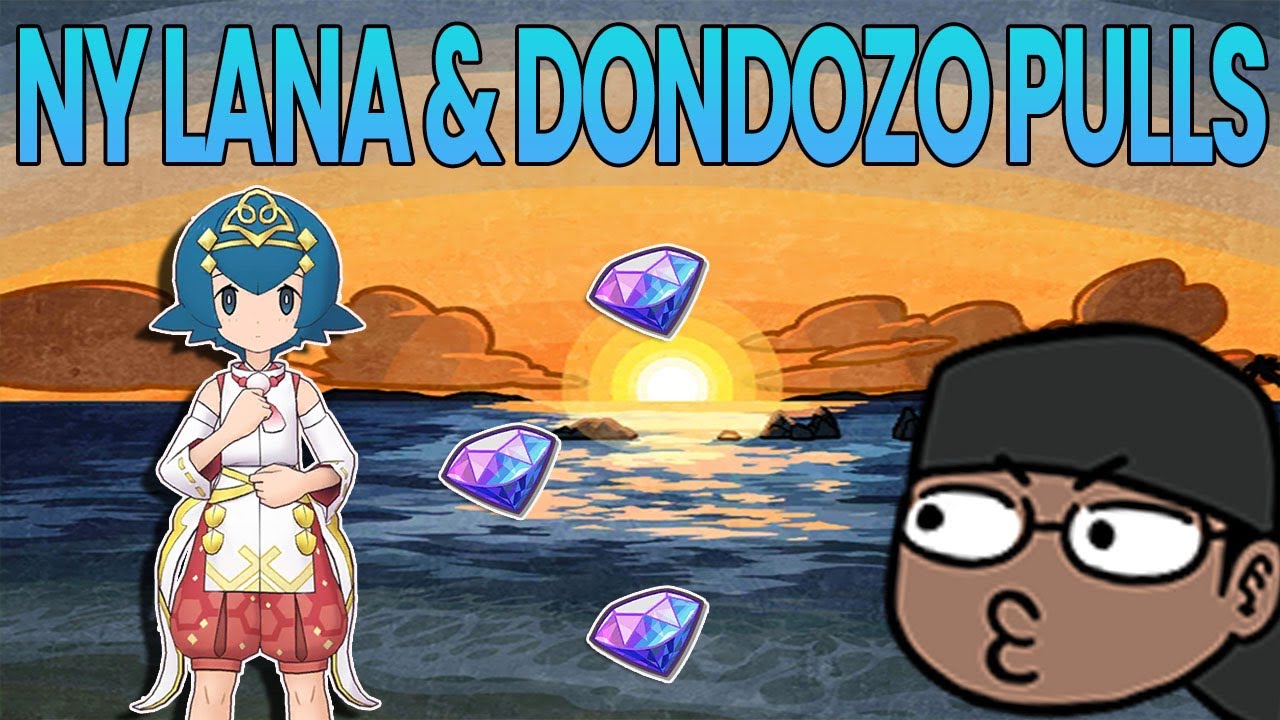 Вытягивание карт Ланы и Дондозо из Нью-Йорка | Сессия вытягивания карт EX из Pokémon Masters