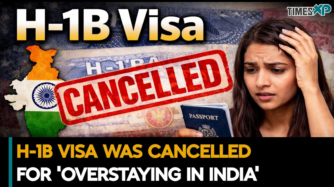 H-1B Visa Was Cancelled For 'Overstaying In India'| Indians In The U.S.