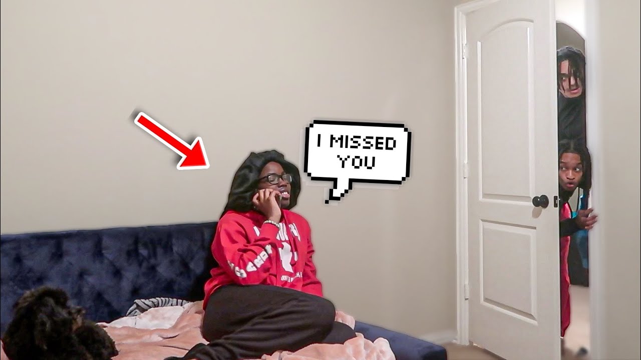 ME AND JAZZ SPIED ON HER LIL COUSIN TO CATCH HER SNEAKY LINK...