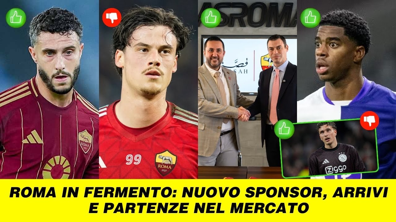 La Roma ha un nuovo sponsor, Hermoso rinnova il contratto e Svilar è nel mirino dei giganti.