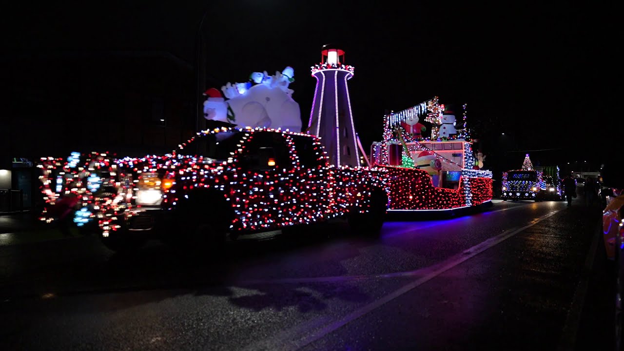 IEOA Christmas Lighted Truck Parade, Victoria B.C. 2019 (Full - Watch Until the End!)