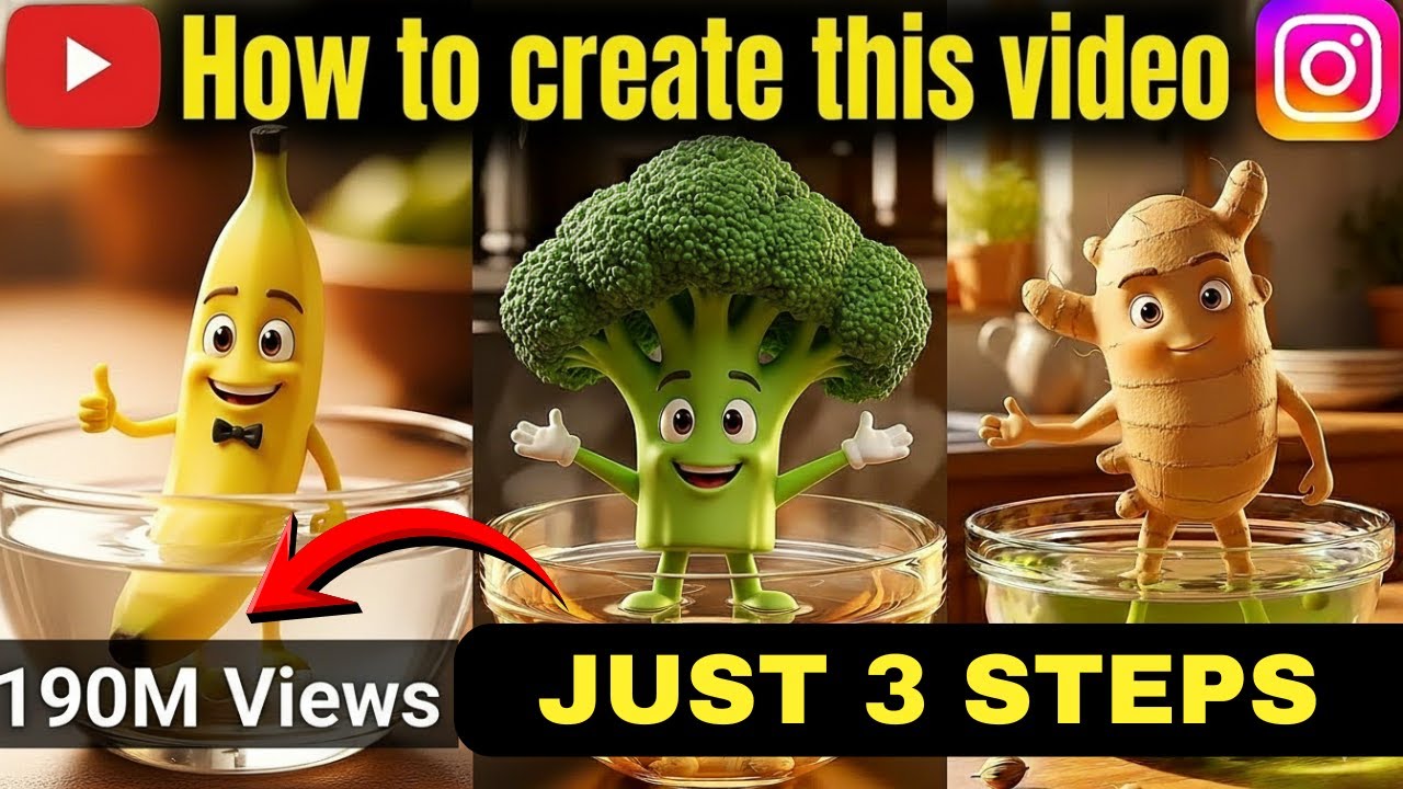 How to Create Fruit Talking Video Using AI | Vegetable Talking Video | Step by Step Tutorial