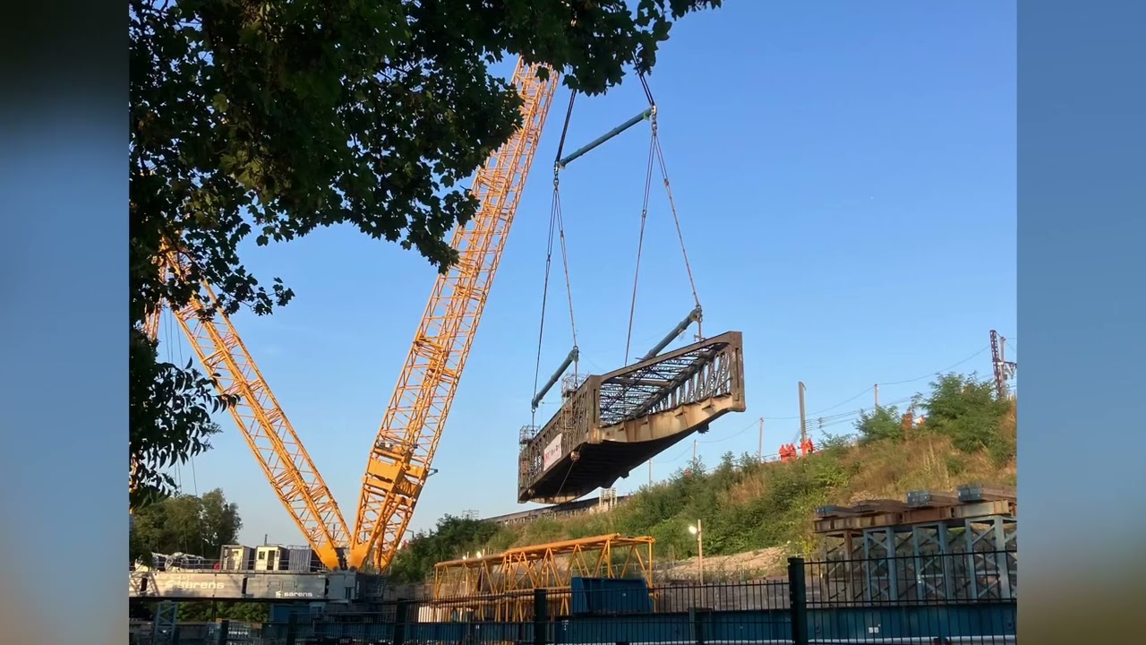 Dépose du pont de Chartres/Gallardon - RER B/C (Massy)