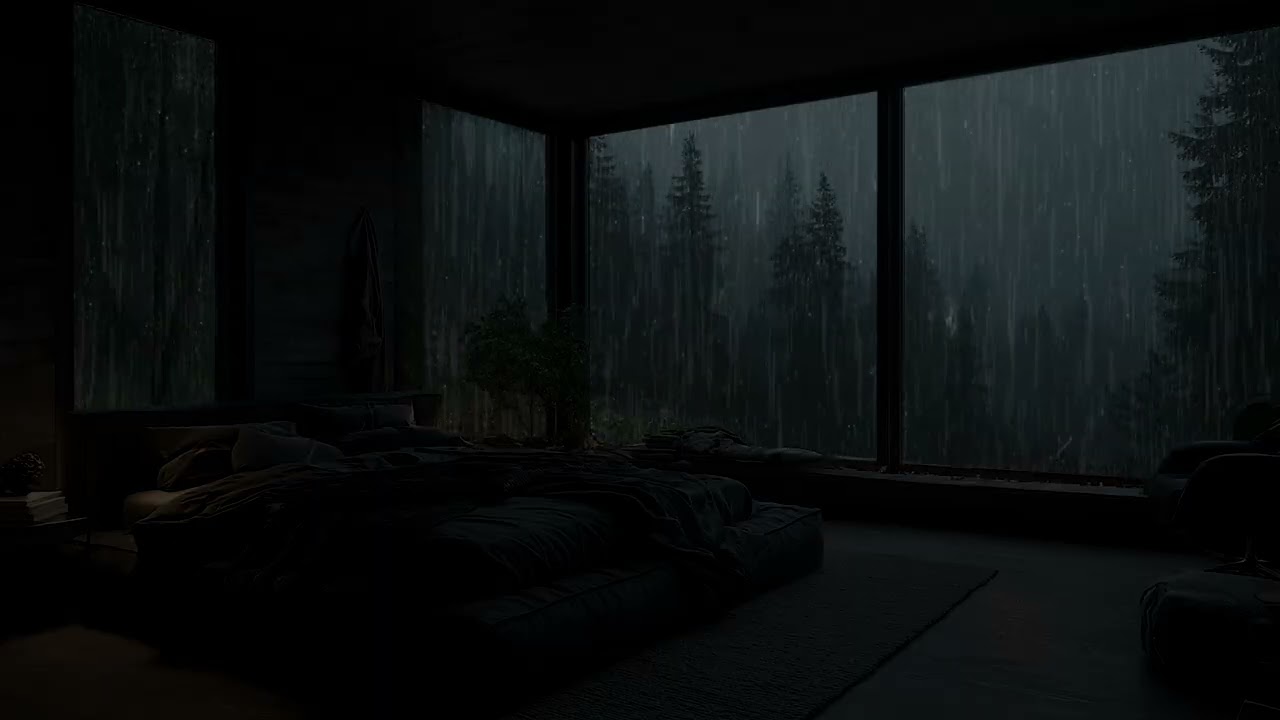 Let Go of Stress with Gentle Piano and Soft Rain Sounds – Calm Your Mind for a Deep Peaceful Sleep